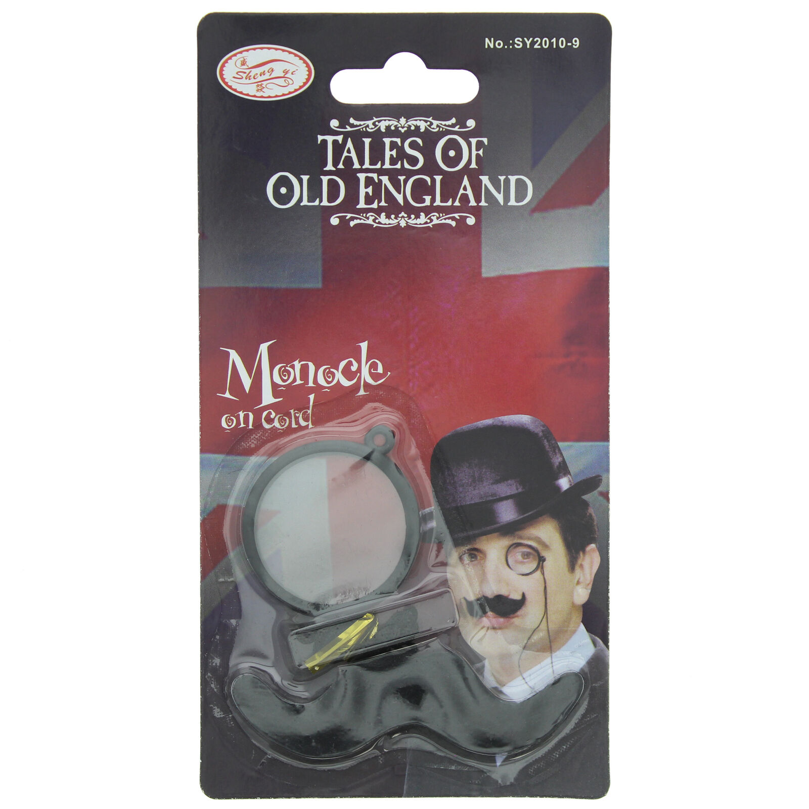 Tales of Old England Stick MOUSTACHE & Monocle Set 