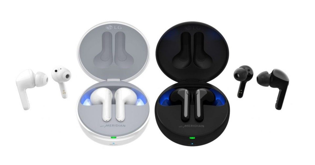 LG HBS-FN4 Wireless Earbuds White 